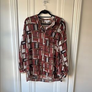 Brass Clothing Co. Patterned Tunic